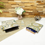 Pochette à livre - Mandala vert