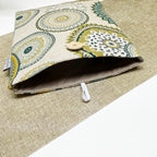 Pochette à livre - Mandala vert