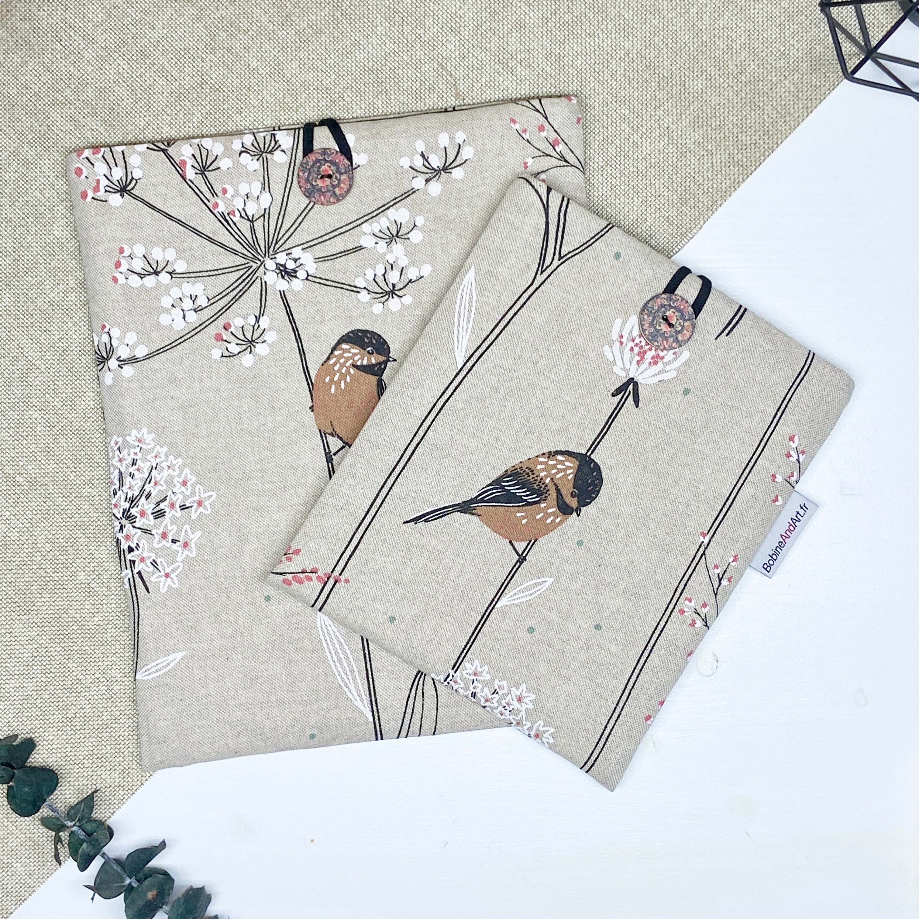 Pochette à livre - Oiseau