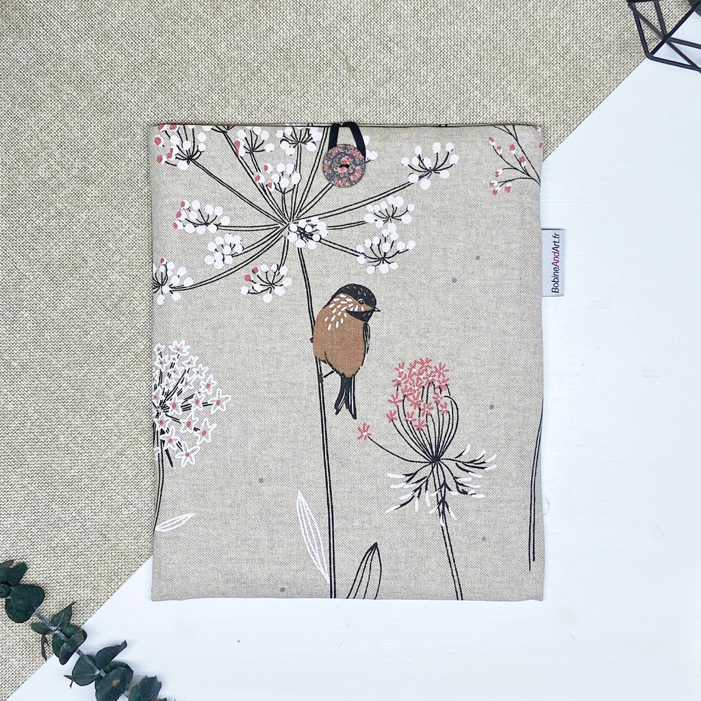 Pochette à livre - Oiseau