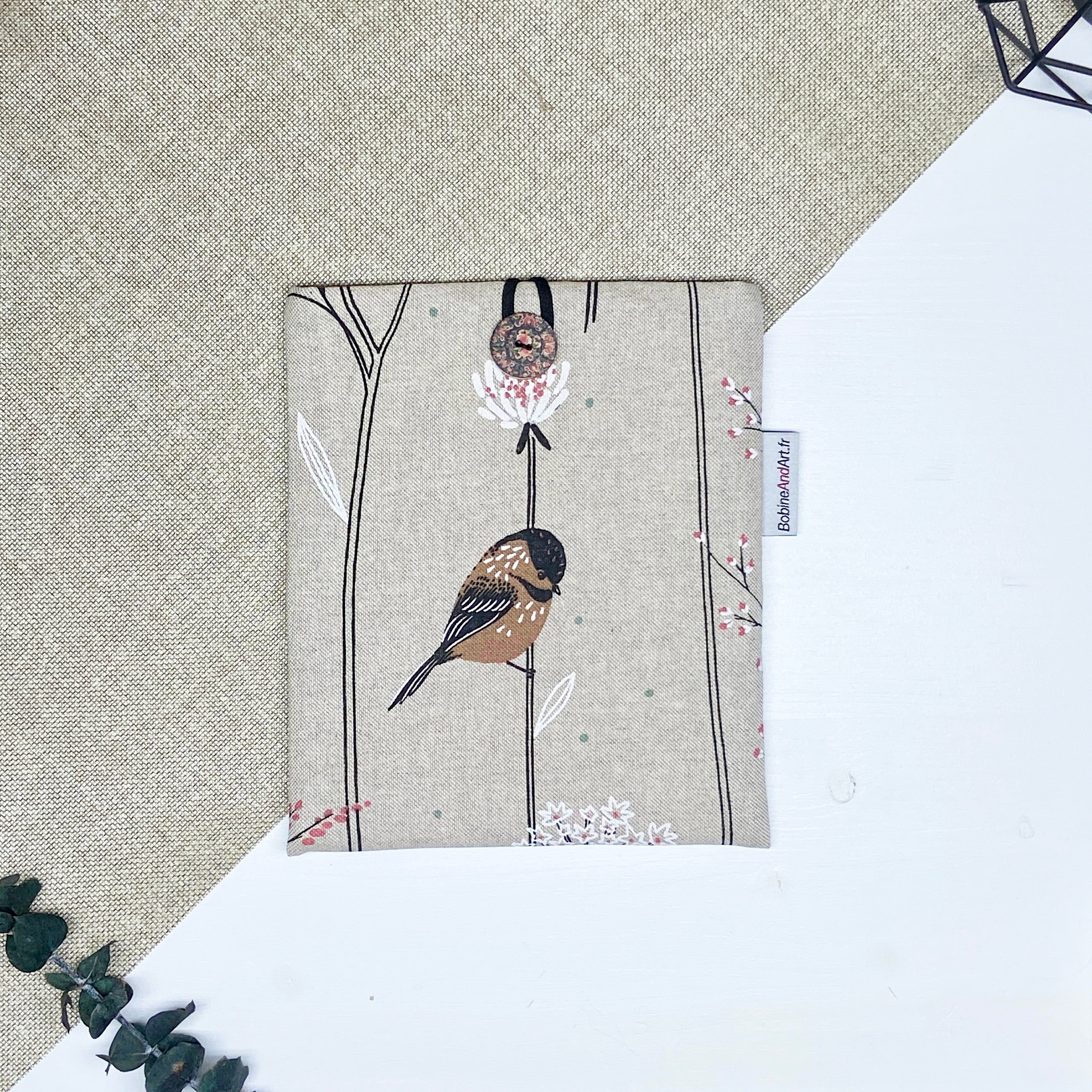 Pochette à livre - Oiseau