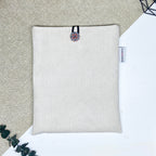 Pochette à livre - Velours ivoire