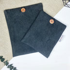 Pochette à livre - Velours noir