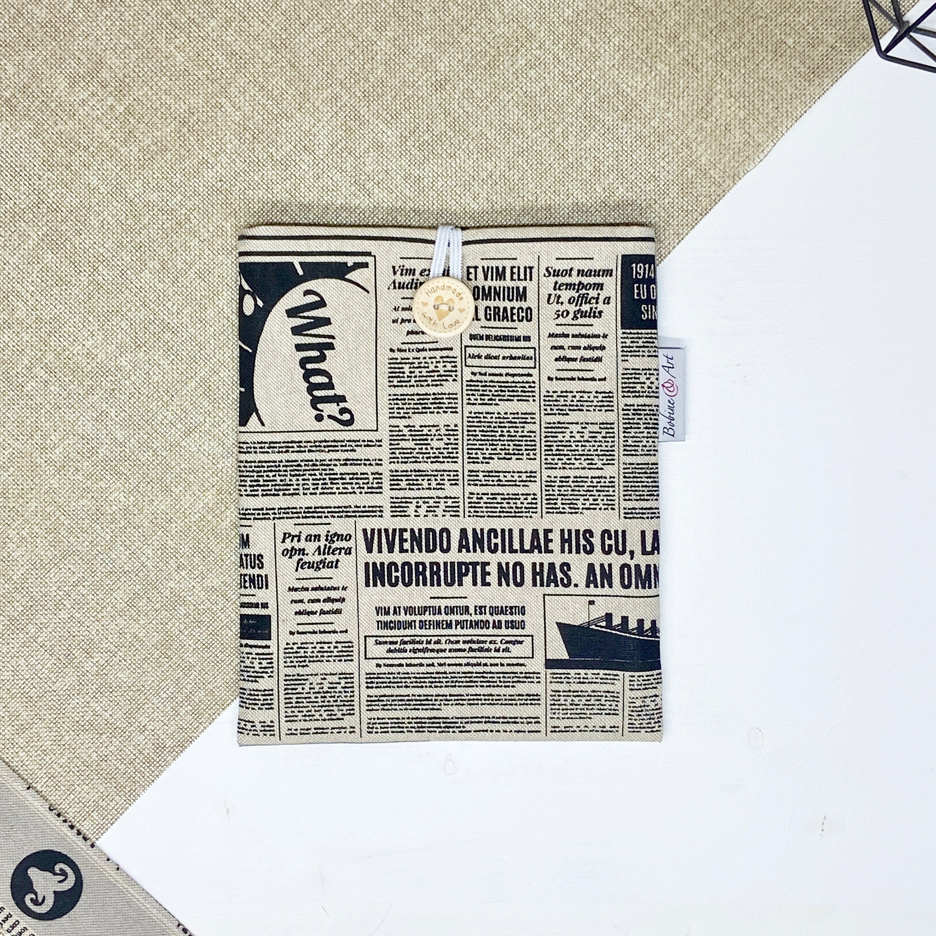 Pochette à livre - Journal