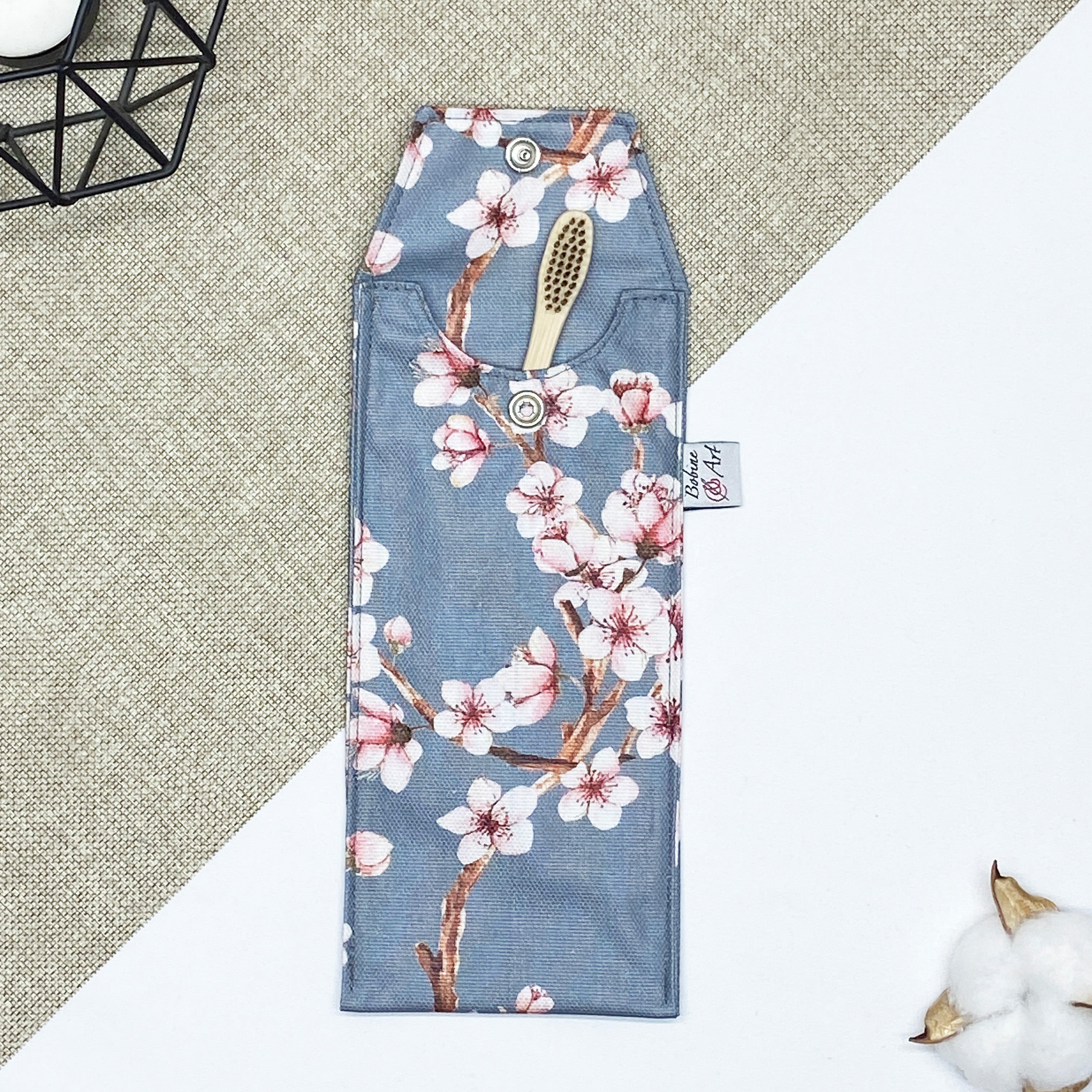 Porte Brosse à dent - Fleur japonaise