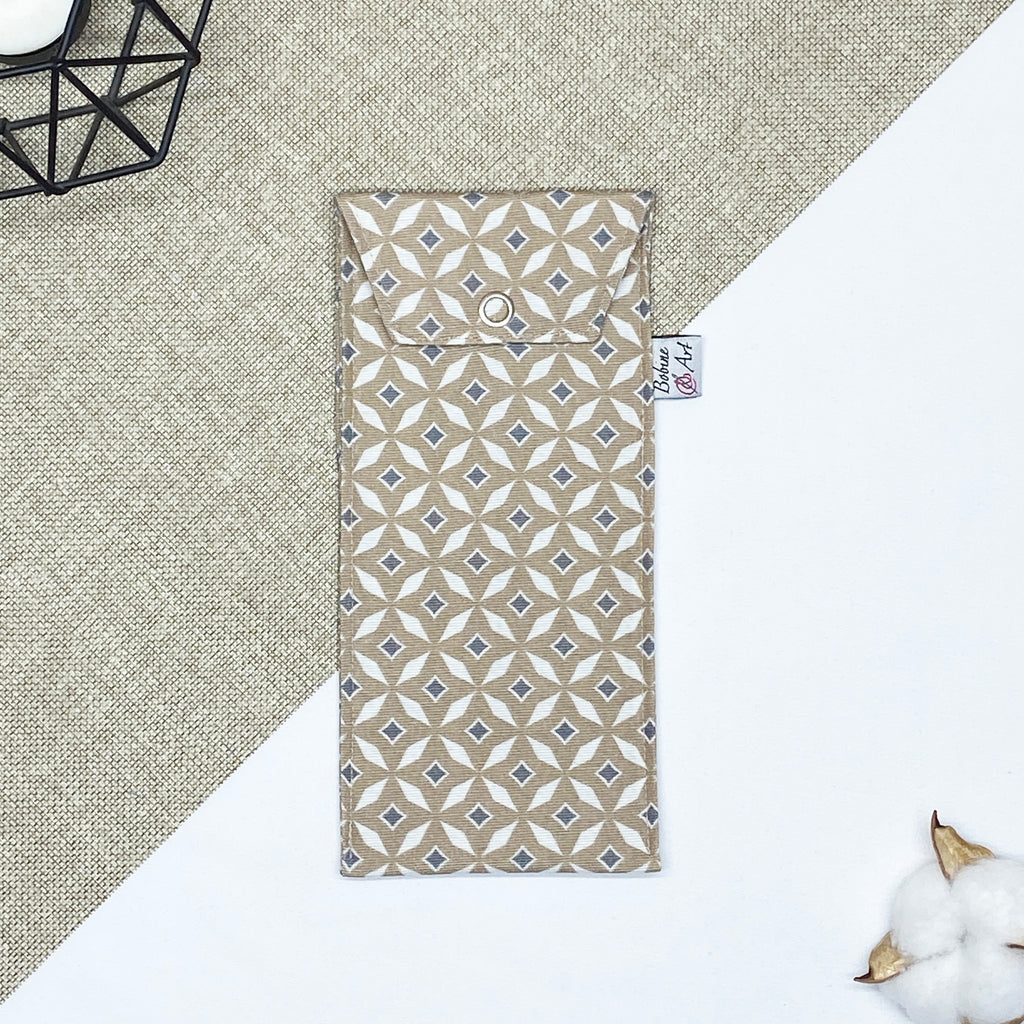 Porte Brosse à dent - Graphique beige