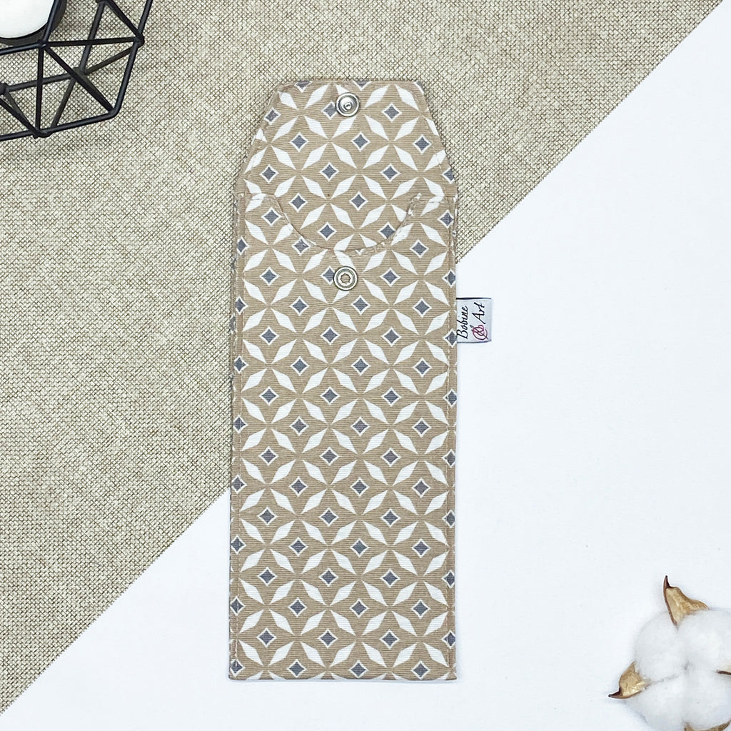 Porte Brosse à dent - Graphique beige