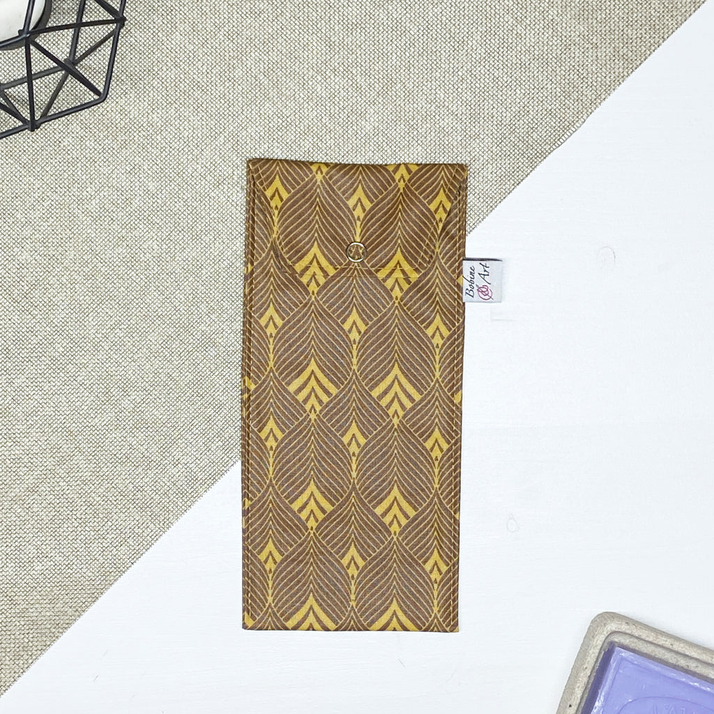 Porte Brosse à dent - Feuille marron