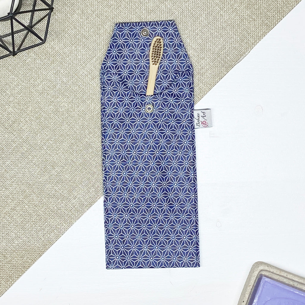 Porte Brosse à dent - Graphique bleu