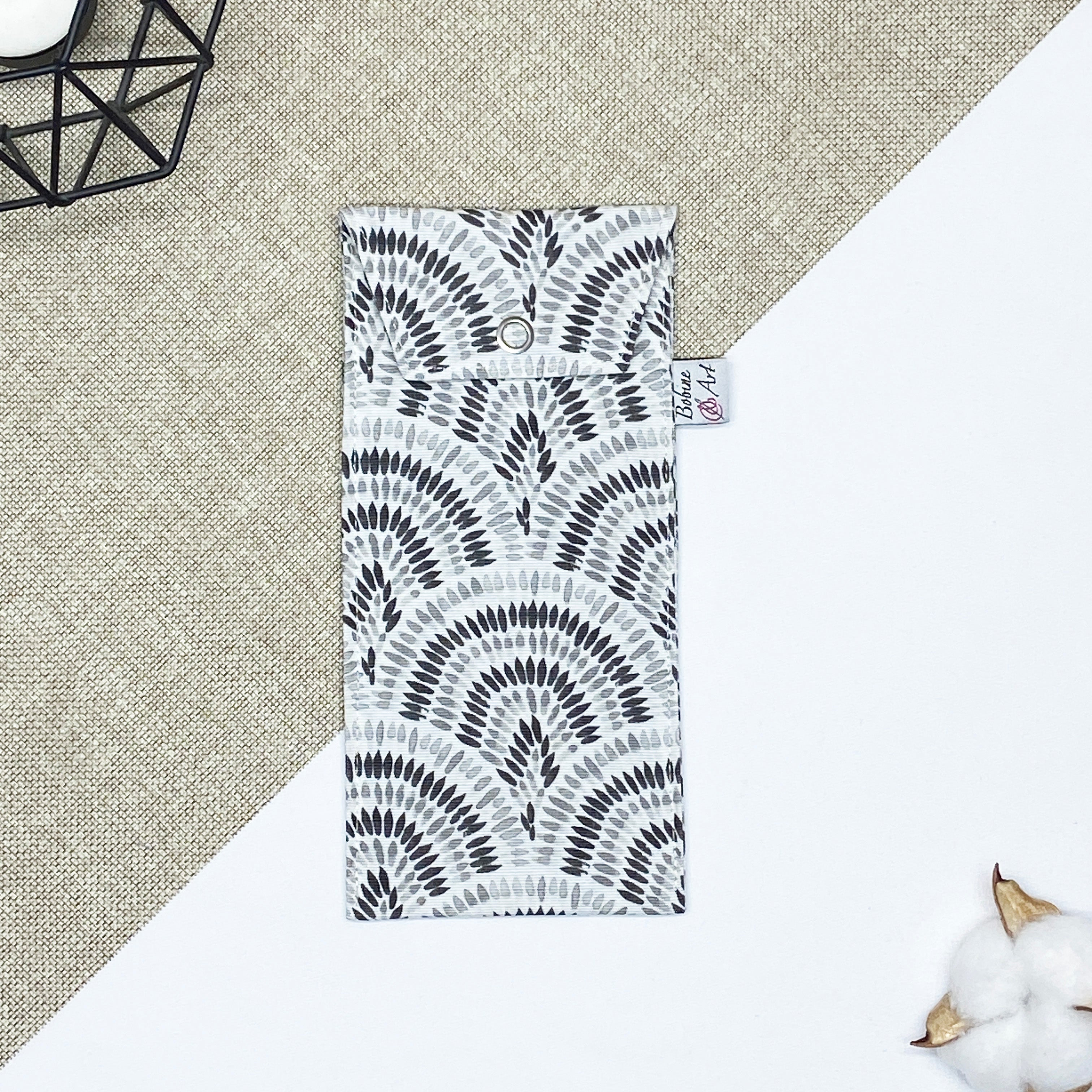 Porte Brosse à dent - Paon gris