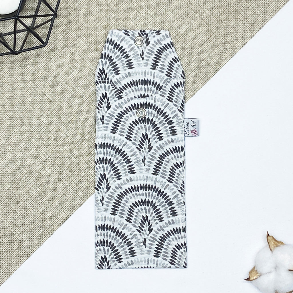 Porte Brosse à dent - Paon gris