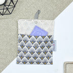 Porte savon - Paon gris jaune