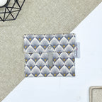 Porte savon - Paon gris jaune