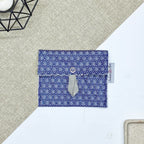 Porte savon - Bleu graphique