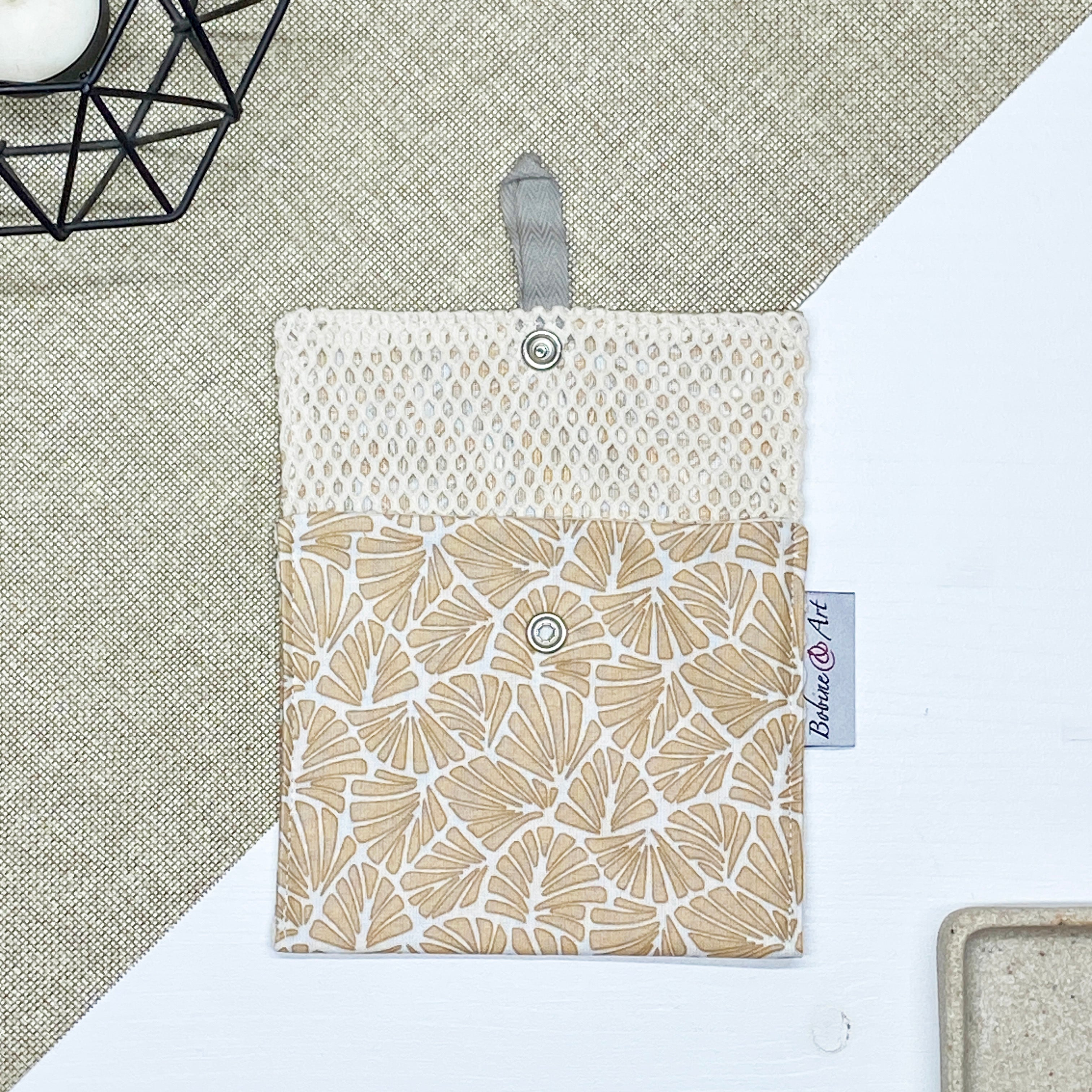 Porte savon - Feuillage doré