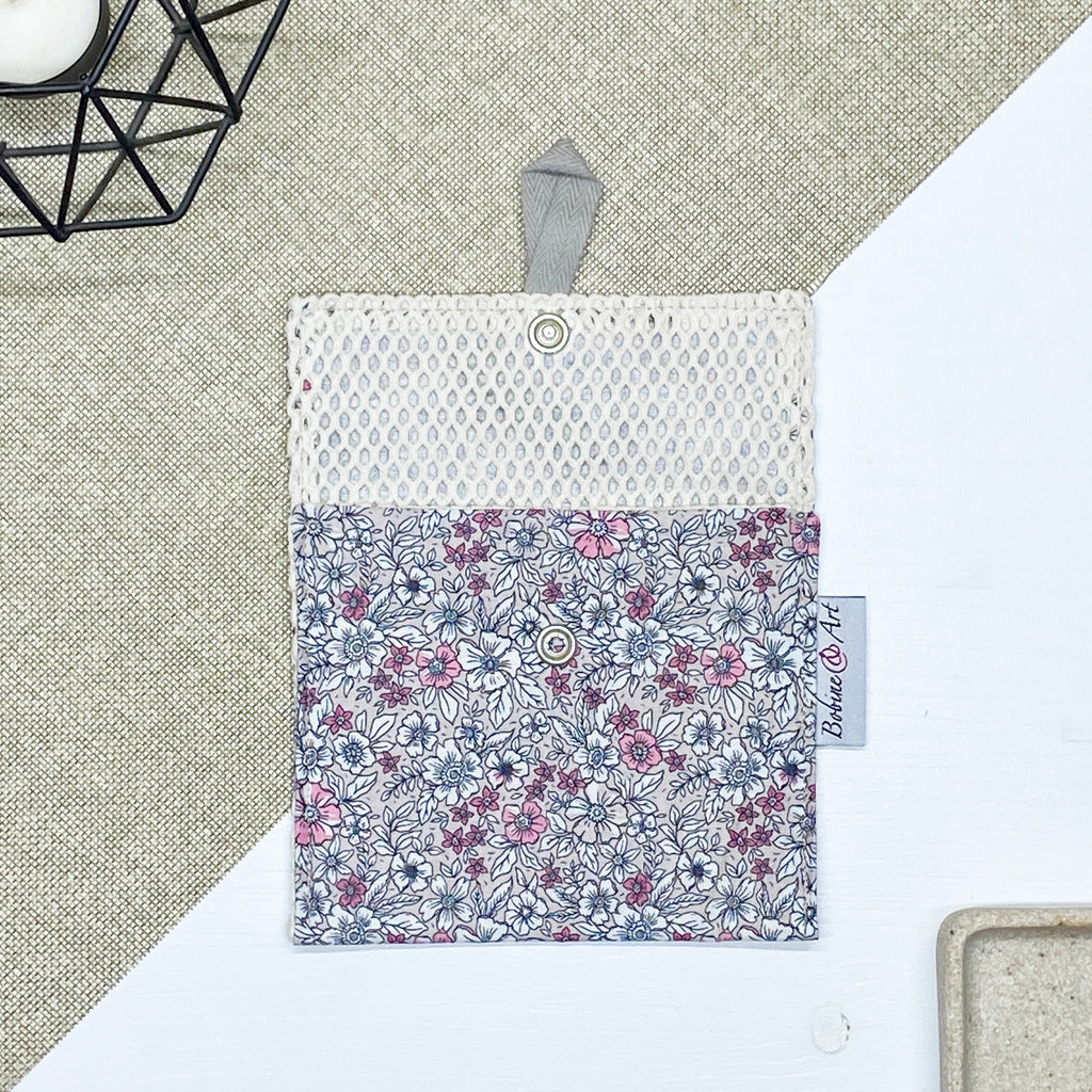 Porte savon - Fleur clair