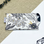 Trousse double - Fleur dorée