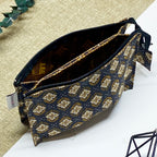 Trousse double - Fleur graphique