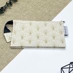 Trousse double - Eventail doré