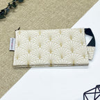 Trousse double - Eventail doré