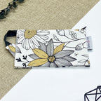 Trousse double - Fleur dorée