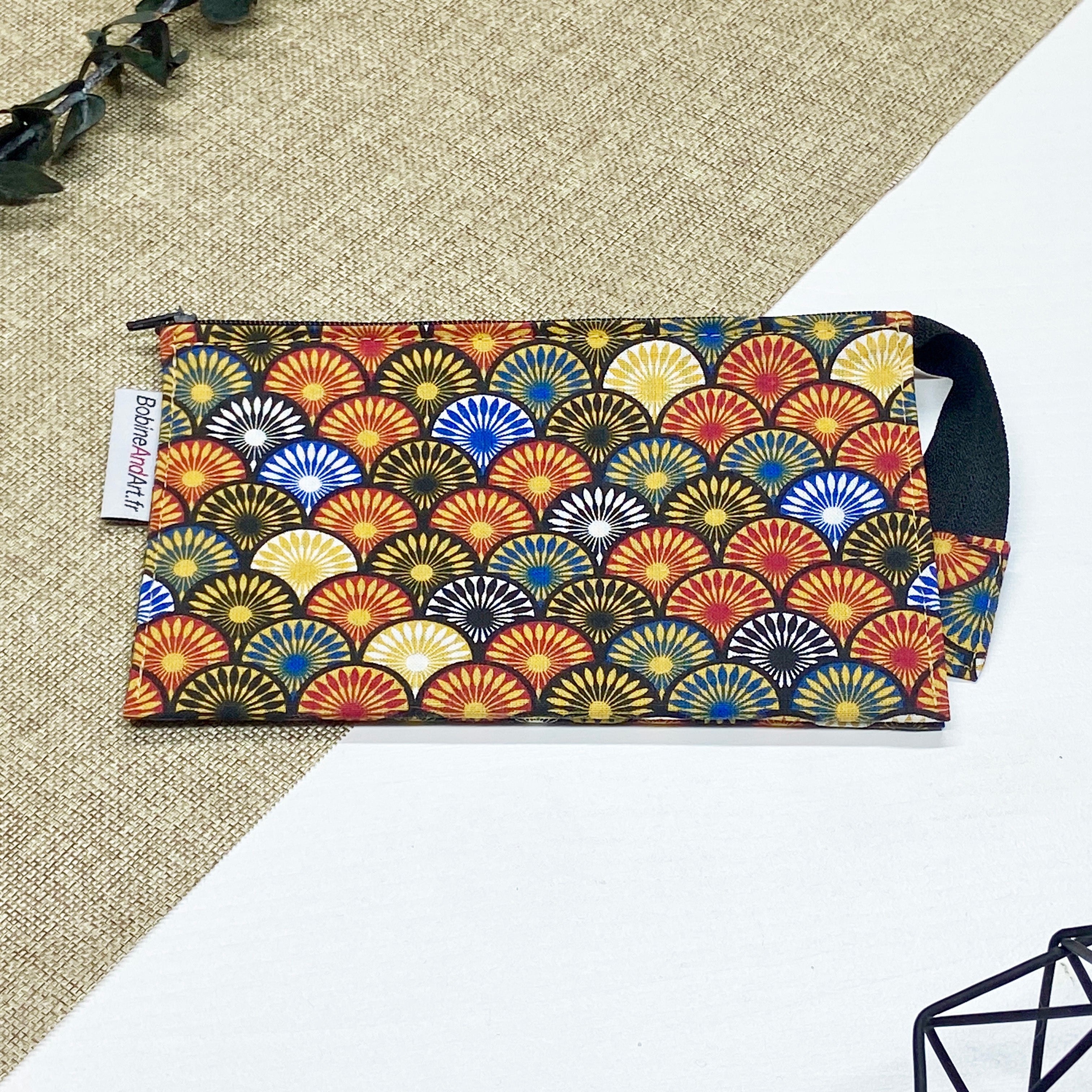 Trousse double - Mandala multicouleur