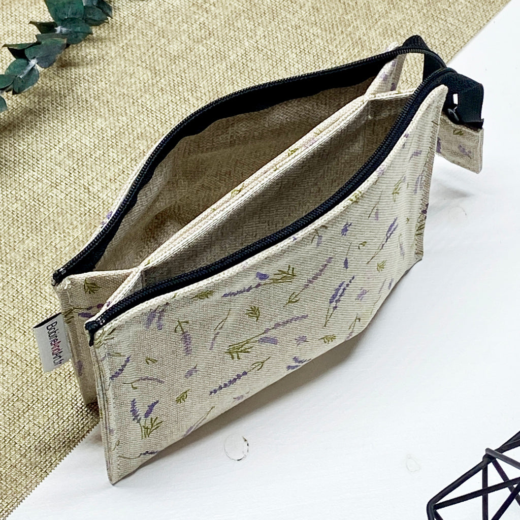 Trousse double - Lavande